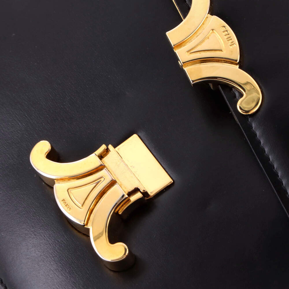 Celine Triomphe Shoulder Bag Smooth #224661C24B - Picture 8 of 9